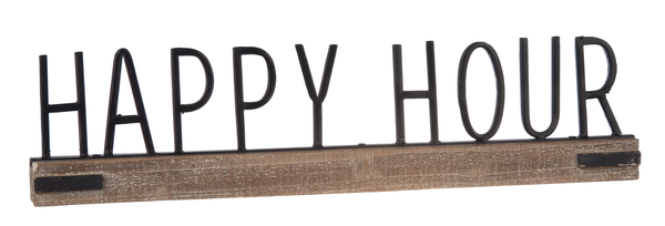 Bar Tabletop Sign with Wall Hangers