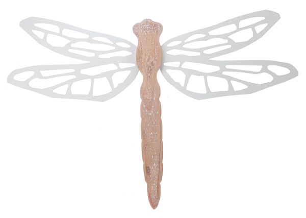 Dragonfly, Butterfly &amp; Bee with Laser Cut Wing Wall Decor
