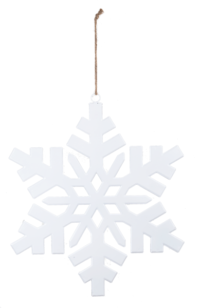 Oversized Enamel Snowflake Ornament