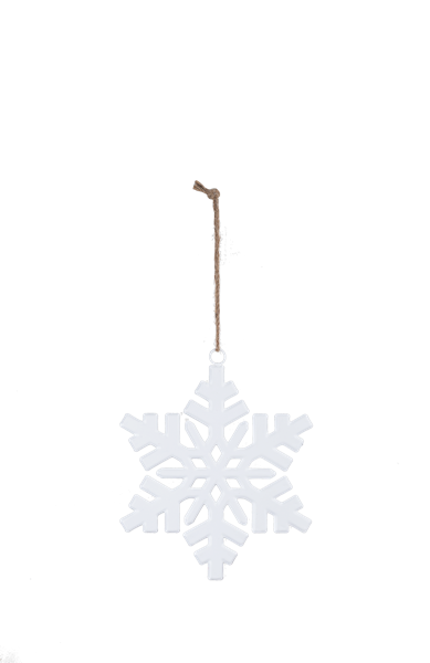 Oversized Enamel Snowflake Ornament