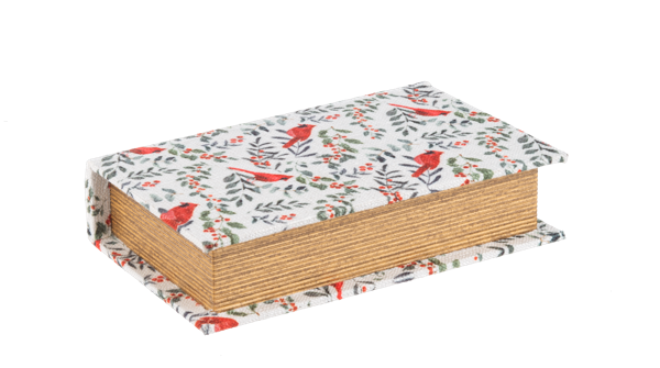 Cardinal &amp; Botanical Book Decor