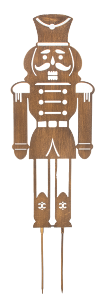 Laser Cut Nutcracker Garden Stake