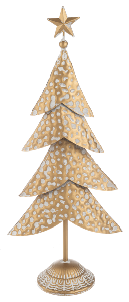 Gold Embossed Tree Decor