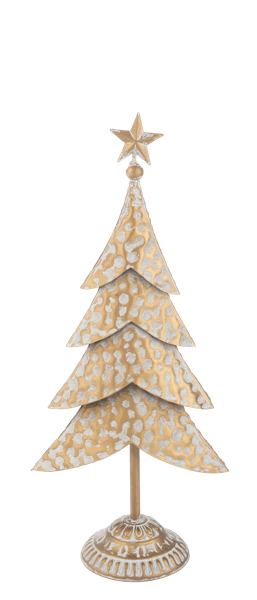 Gold Embossed Tree Decor