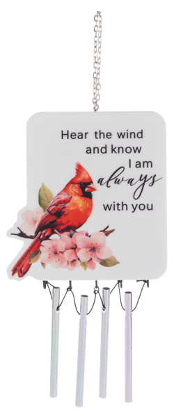 Cardinal Memorial Mini Wind Chime (Sold Separately)
