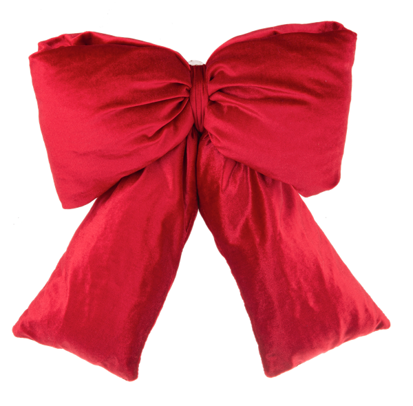 Coquette Christmas Ribbon Ornaments - Red Velvet