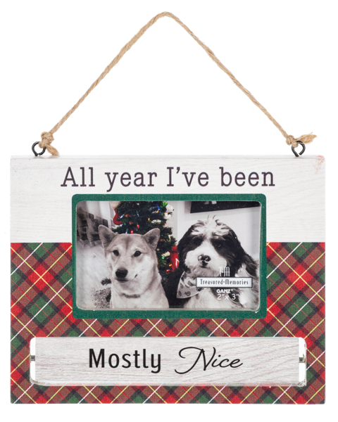 Fleas Navidad Pet 2 Sided Frame Ornament (Sold Separately)