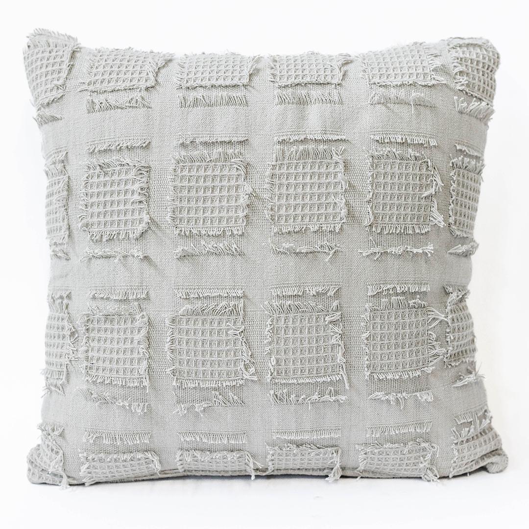 Cushion with Pattern - Grey