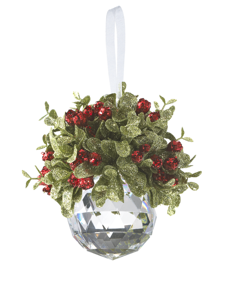 Mistletoe Krystal Ornament