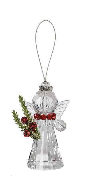 Teeny Mistletoe Angel Ornament (Sold Separately)