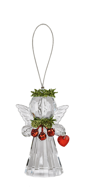 Teeny Mistletoe Angel Ornament (Sold Separately)