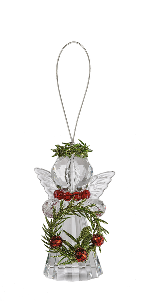 Teeny Mistletoe Angel Ornament (Sold Separately)