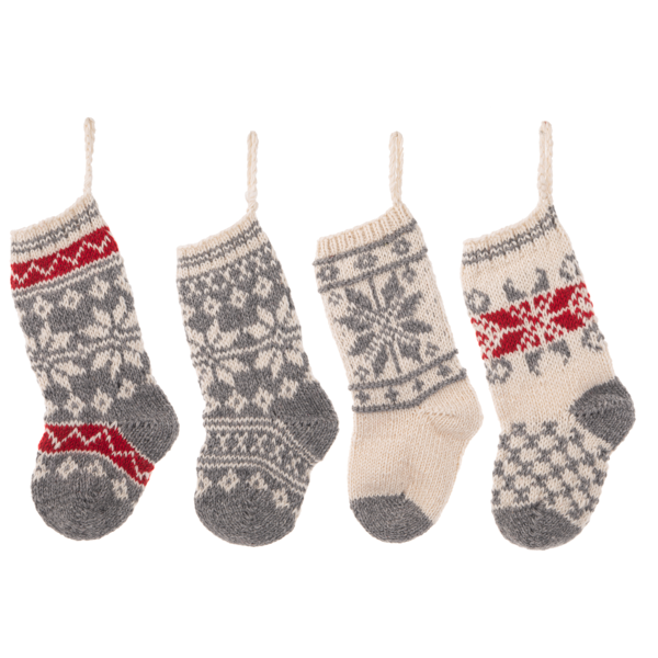 Knit Scandi Stockings (Sold Separately)