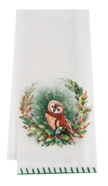 Woodland Animal Tea Towel