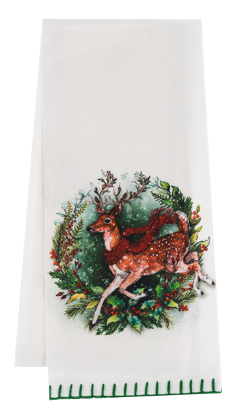 Woodland Animal Tea Towel
