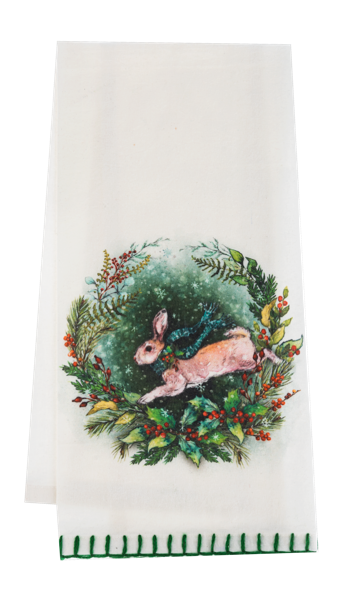 Woodland Animal Tea Towel