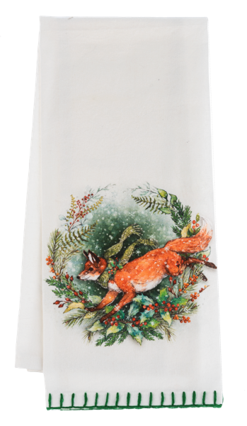 Woodland Animal Tea Towel