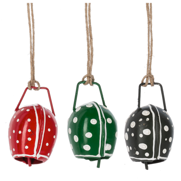 Mini Bell Ornaments (Sold Separately)