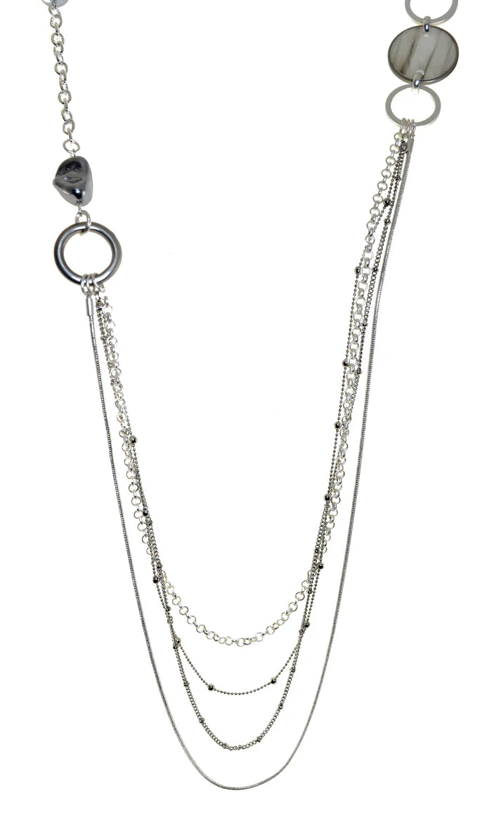 Semi Precious Fresh Water Pearl Necklace