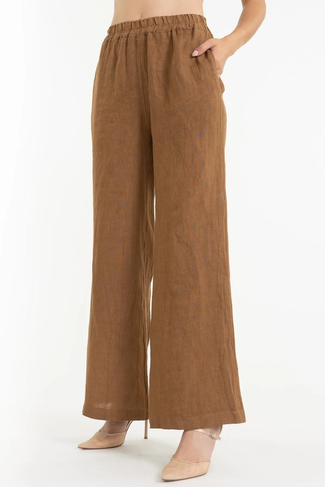 French Linen Pant - Cammello