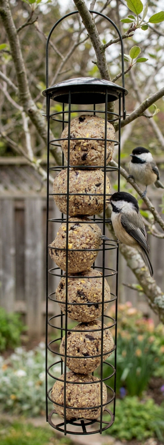 Suet ball feeder