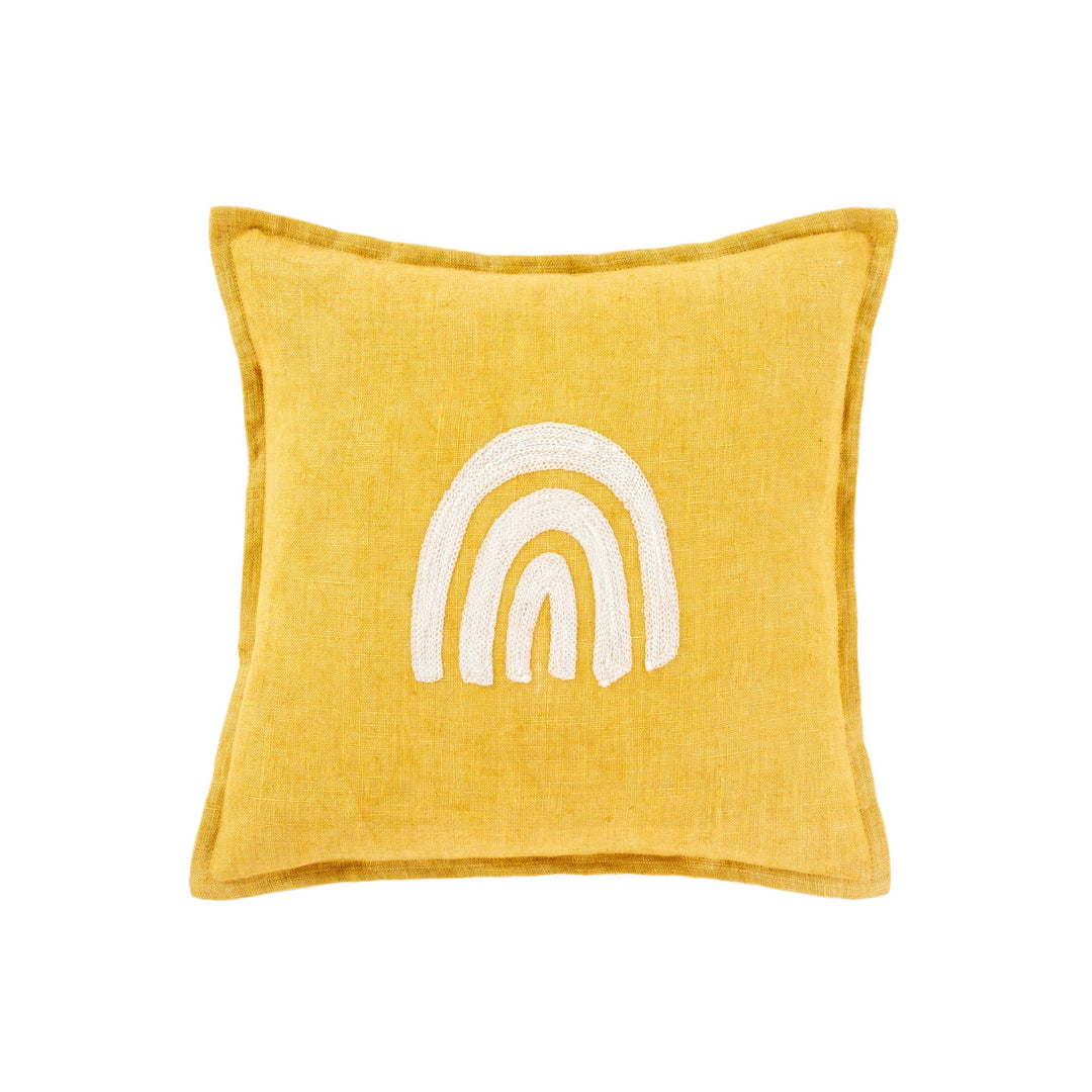 Rainbow Linen Pillow