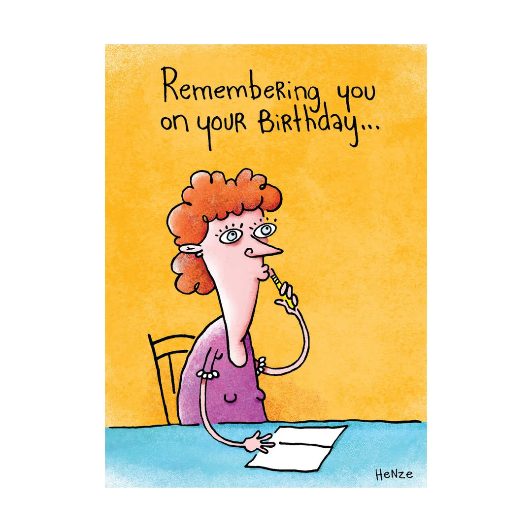 BELATED BIRTHDAY - Remembering you