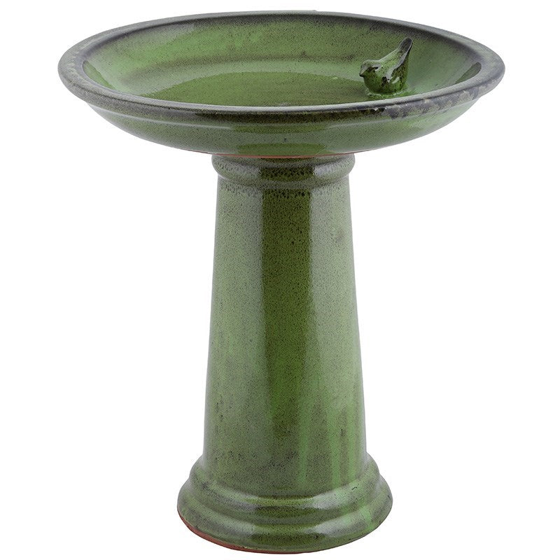 Bird Bath Green On Foot