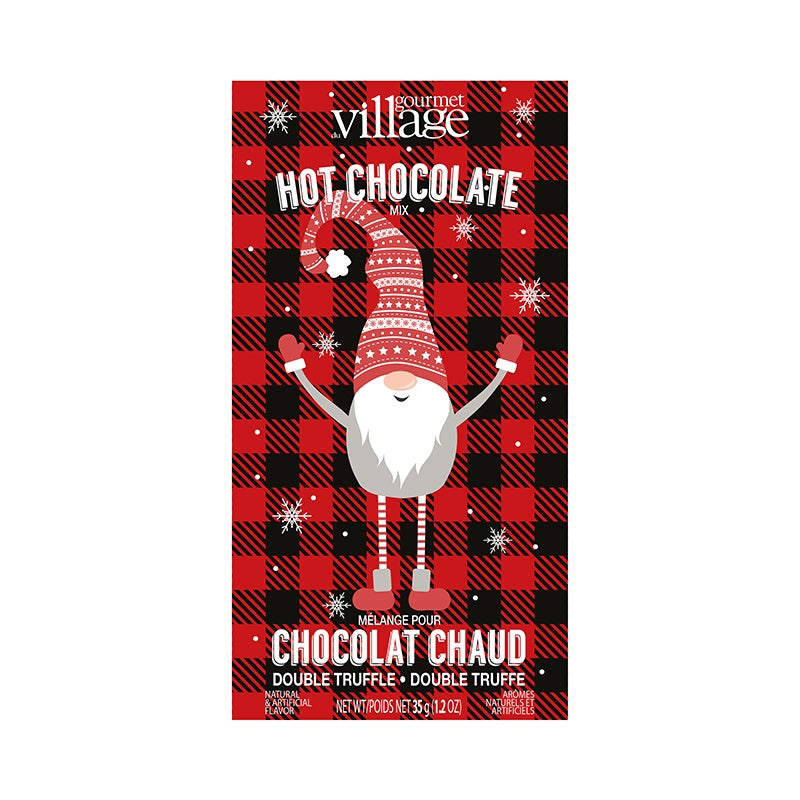 Plaid Gnome Hot Chocolate 🍁