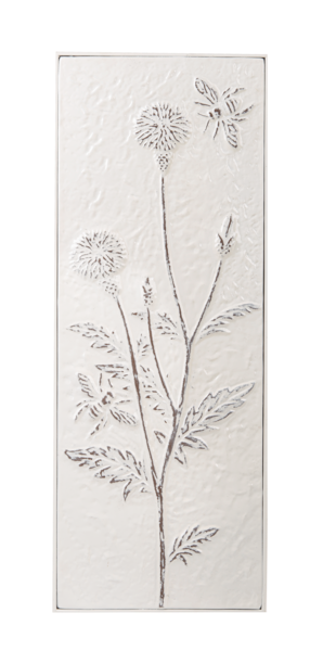 Embossed Bee &amp; Floral Wall Decor